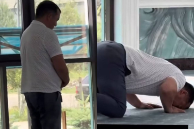 Желіде Талғар әкімінің мешітте намаз оқыған сәті тарады (ВИДЕО)
