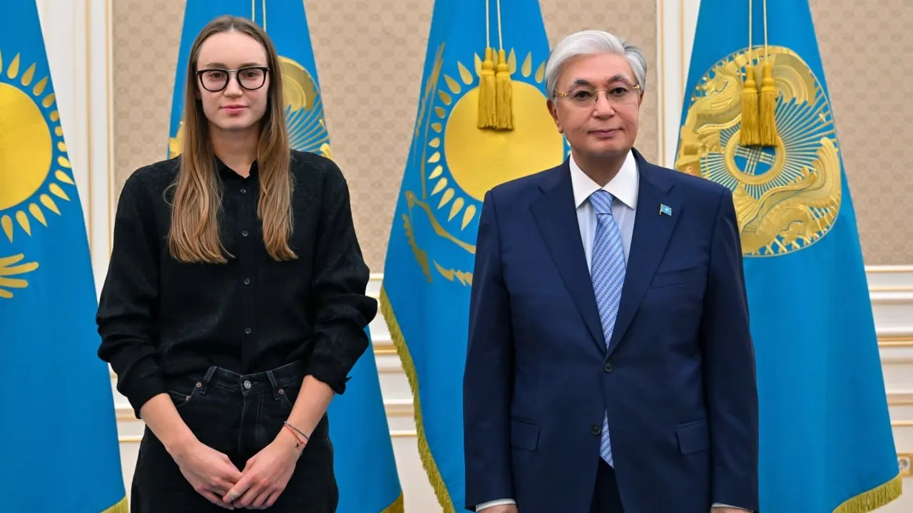 Президент Қасым-Жомарт Тоқаев Елена Рыбакинамен кездесті