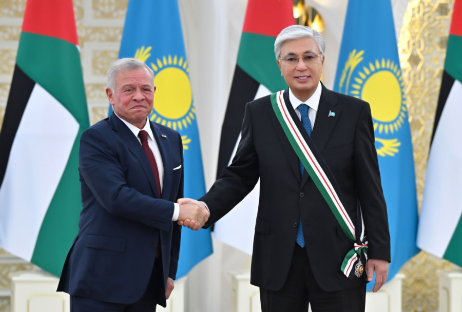 ІІ Абдалла Тоқаевты Иордан Хашимит Корольдігінің жоғары орденімен наградтады