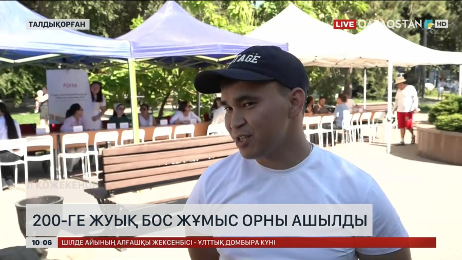 Талдықорғанда 200-ге жуық бос жұмыс орны ашылды